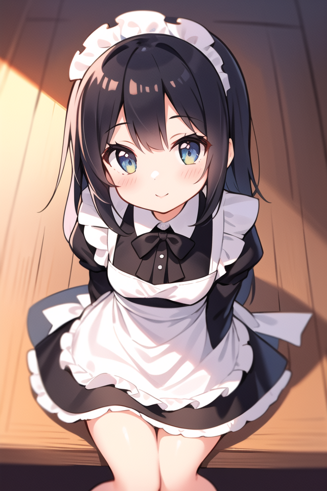 07099-912223044-8620 _(maitetsu_),masterpiece, best quality, ultra-detailed, illustration,((1girl)),looking at viewer,(((black hair))),maid,sitt.png